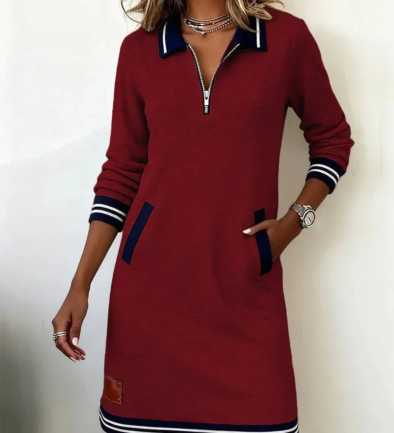 Sophie | Robe chic longue en coton