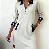 Sophie | Robe chic longue en coton