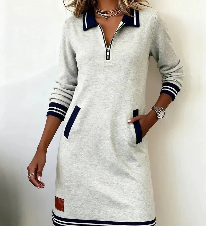 Sophie | Robe chic longue en coton