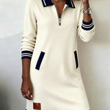Sophie | Robe chic longue en coton