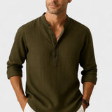Lasse | Chemise Mélange en lin-en coton
