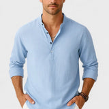Lasse | Chemise Mélange en lin-en coton