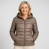 Aamu | Champagne Mid-Season Jacket