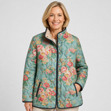 Dorothea | Veste matelassée à motif fleuri