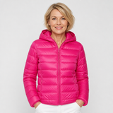 Aamu | Veste de mi-saison en rose éclatant