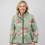 Winifred | Veste matelassée à imprimé marguerites