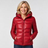 Aamu | Veste mi-saison, rouge profond