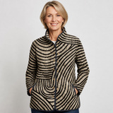 Constance | Veste matelassée d’inspiration vintage à motifs rétro