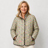 Eleanor | Veste matelassée à motif fleuri
