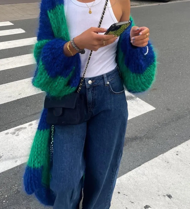 Elisa | Gilet Très ample long