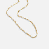 Solène | Collier Élégant blanc en nacre