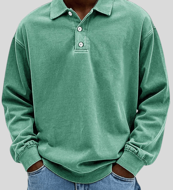 Petar | D’inspiration vintage Polo à manches longues