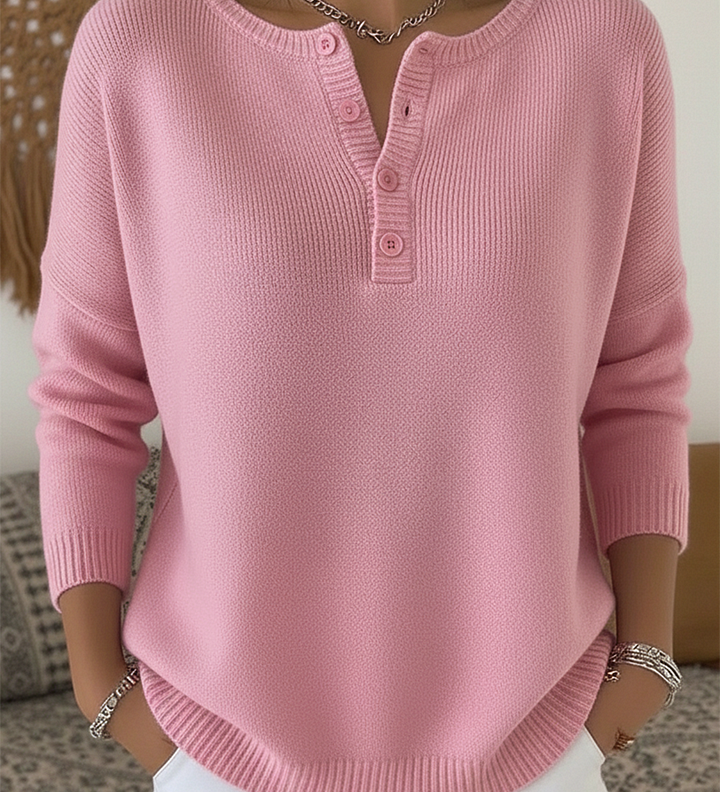 Harper Lane™ | Pull Coupe décontractée Boutonné