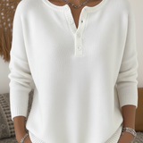 Harper Lane™ | Pull Coupe décontractée Boutonné