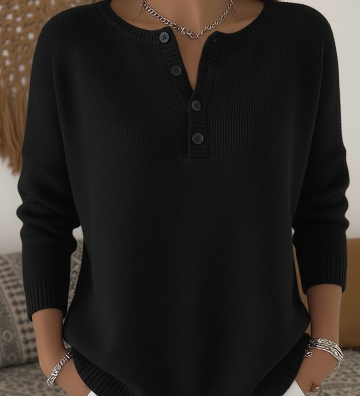 Harper Lane™ | Pull Coupe décontractée Boutonné