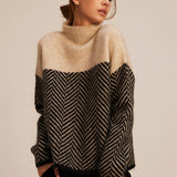 Gabrielle | Pull haute mode à col roulé