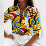 Maria | Chemise intemporelle classique col T