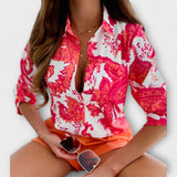 Maria | Chemise intemporelle classique col T
