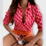 Maria | Chemise intemporelle classique col T